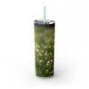 Skinny Tumbler with Straw – 20 oz Stainless Steel Cup