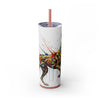 Skinny Tumbler with Straw – 20 oz Stainless Steel Cup