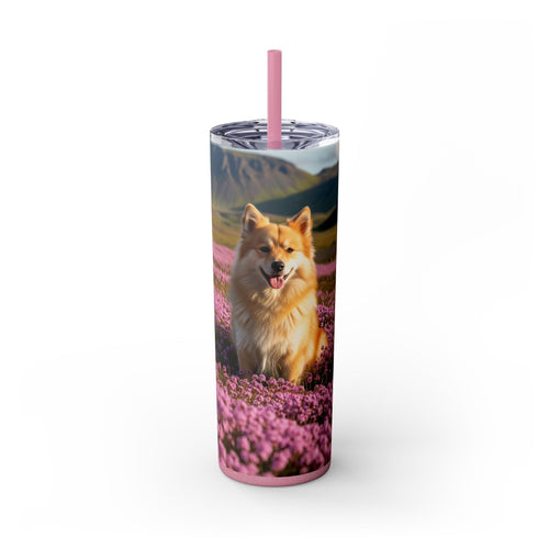 Skinny Tumbler with Straw – 20 oz Stainless Steel Cup