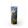 Skinny Tumbler with Straw – 20 oz Stainless Steel Cup