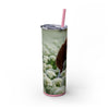 Skinny Tumbler with Straw – 20 oz Stainless Steel Cup
