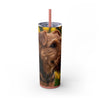 Skinny Tumbler with Straw – 20 oz Stainless Steel Cup