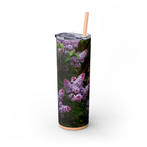 Skinny Tumbler with Straw – 20 oz Stainless Steel Cup