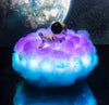 LED Colorful Clouds Astronaut Lamp With Rainbow Effect As Children's Night Light Kids Bedroom Night Lamp Decor Home Moon Lamp