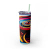 Skinny Tumbler with Straw – 20 oz Stainless Steel Cup