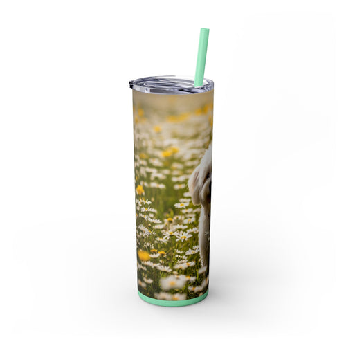 Skinny Tumbler with Straw – 20 oz Stainless Steel Cup
