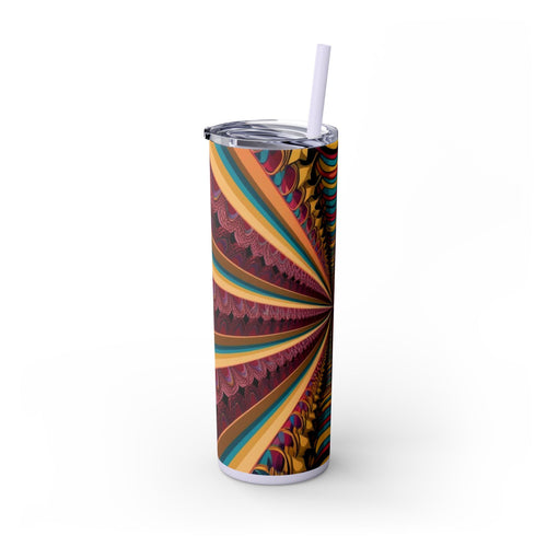 Skinny Tumbler with Straw – 20 oz Stainless Steel Cup