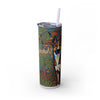 Skinny Tumbler with Straw – 20 oz Stainless Steel Cup