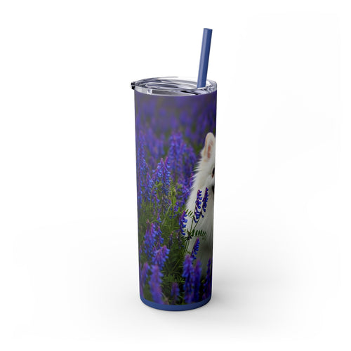Skinny Tumbler with Straw – 20 oz Stainless Steel Cup