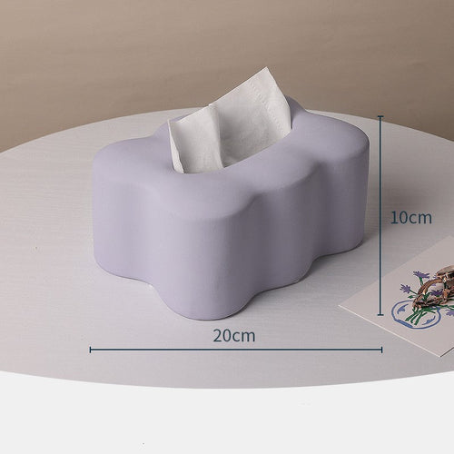 Creative Living Room Table End Table Storage Ceramic Extractor Box
