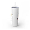 Skinny Tumbler with Straw – 20 oz Stainless Steel Cup