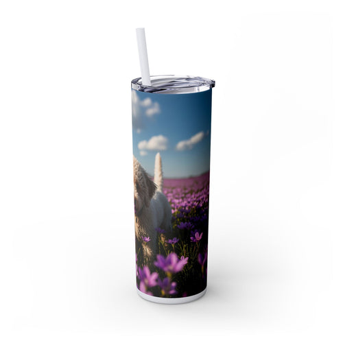 Skinny Tumbler with Straw – 20 oz Stainless Steel Cup