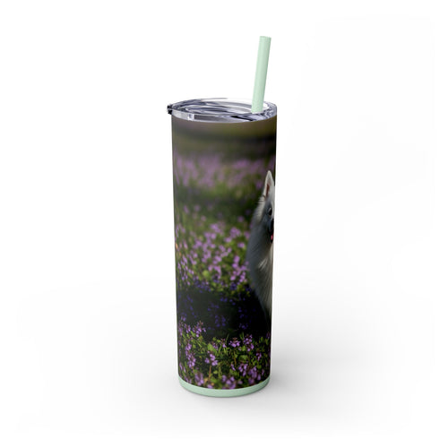 Skinny Tumbler with Straw – 20 oz Stainless Steel Cup
