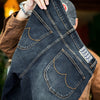 Men's Fashionable Washed Straight Jeans