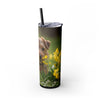 Skinny Tumbler with Straw – 20 oz Stainless Steel Cup