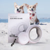 4 in 1 Pet Snowman LED With Night Light Dog Automatic Retractable Leash
