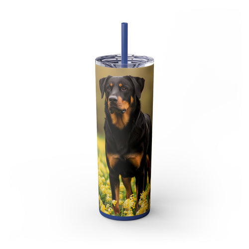 Skinny Tumbler with Straw – 20 oz Stainless Steel Cup