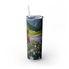 Skinny Tumbler with Straw – 20 oz Stainless Steel Cup