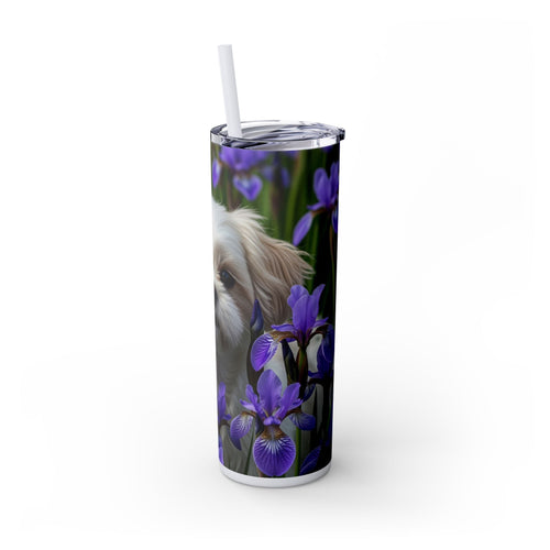 Skinny Tumbler with Straw – 20 oz Stainless Steel Cup