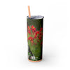 Skinny Tumbler with Straw – 20 oz Stainless Steel Cup