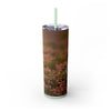 Skinny Tumbler with Straw – 20 oz Stainless Steel Cup
