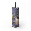 Skinny Tumbler with Straw – 20 oz Stainless Steel Cup