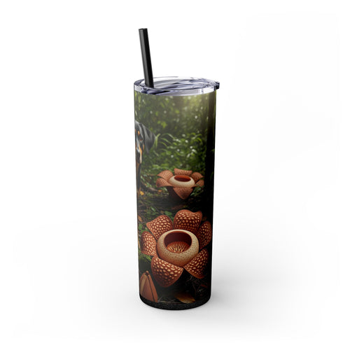 Skinny Tumbler with Straw – 20 oz Stainless Steel Cup