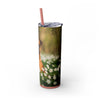 Skinny Tumbler with Straw – 20 oz Stainless Steel Cup