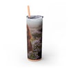 Skinny Tumbler with Straw – 20 oz Stainless Steel Cup