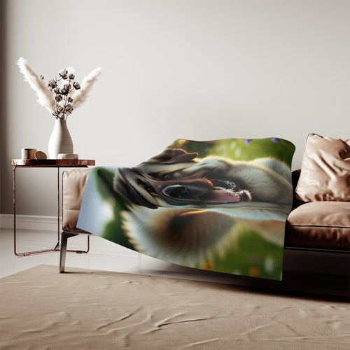 Sweatshirt Blanket – Plush Fleece Throw, 2 Size Options