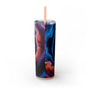 Skinny Tumbler with Straw – 20 oz Stainless Steel Cup