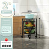 360 Degree Rotating Kitchen Multifunctional Round Vegetable Shelf