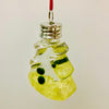 Live Moss Ball Aqua Plant Pet Ornament with Natural Yellow Citrine