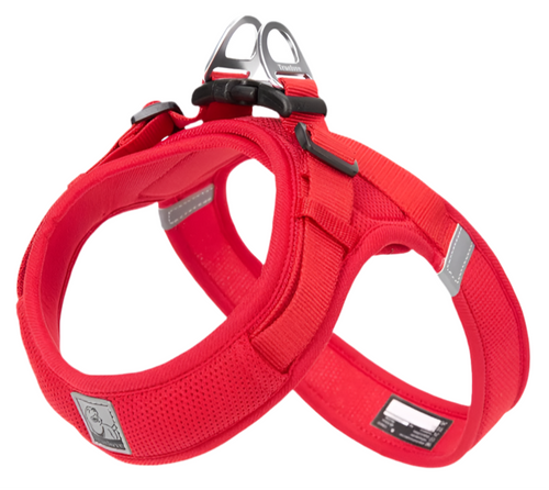 TrueLove Mesh Dog Harness - Soft Breathable No-Pull Harness for Small Dogs - Red (TLH3013)