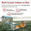 RentACoop 40 lb Automatic Treadle Chicken Feeder