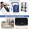 4-in-1 Double Pet Stroller with Detachable Carrier and Travel Carriage