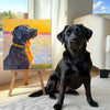 Monet Texture Portrait