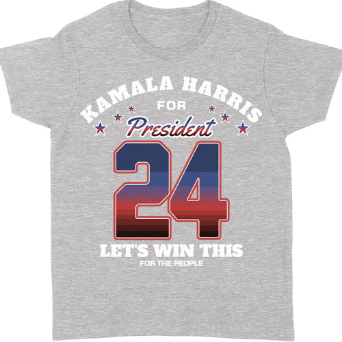 Kamala Harris For President | Kamala Harris 2024 Shirt | Democrat Shirt Dark T1258 - KH2
