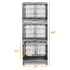 24-30 Black Metal Wire Dog Crate LS-2N01/LS-2.5N01