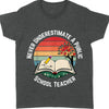 Never Underestimate A Public School Teacher Shirt | Democrat Shirt | Kamala Harris 2024 Shirt Dark T1547 - KH2