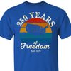 250 Years Of Freedom Retro Map Shirt | Happy 250th Birthday USA | Patriotic 4th Of July Tee | America 250th Anniversary | Independence Day Shirt 682569