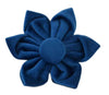 Blue Velvet Dog Collar & Leash Set | Bow, Vest, Flower & More | XS–XL