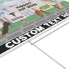 We Will Never Stop Fighting Yard Sign – Personalized 8647 Anti Trump Protest Lawn Sign, Custom Resist MAGA Political Display For Democrats 682220