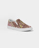 BEAUTIFUL PURPLE GITTER DESIGN CREATED BY FLIPSTYLEZ Women's Slip-On Canvas Shoe