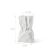 White Ceramic Vase Art Ornaments Living Room Flower Arrangement Decoration