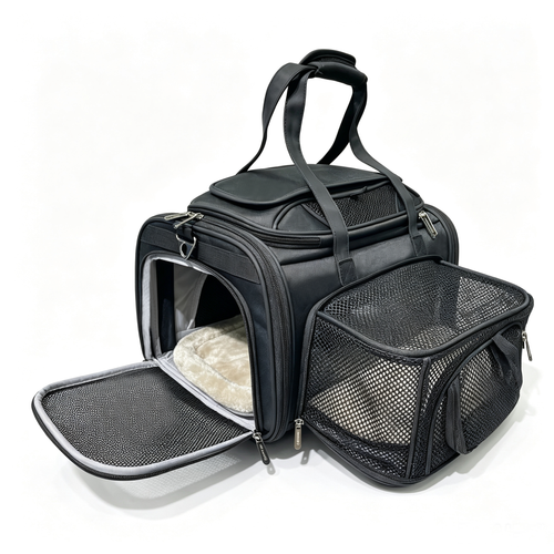 Mr. Peanut's Gold Series Standard Size Airline Compliant Expandable Pet Carrier