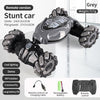 4WD RC Off Road Stunt Wheels Drift Car With Music Led Lights 2.4G Gesture Remote Control Spray 360 Rotating Climbing Car Toys