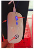 BLACK Silent ULTRA THIN rechargeable wireless mouse 7 GLOWING LIGHTS