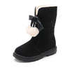 Winter New Girls Warm Cotton Boots Princess Long Children