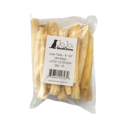 All-Natural Cow Tail Dog Treats – Premium Chews for Healthy Teeth & Gums – 8-10 Inches (25/Case)